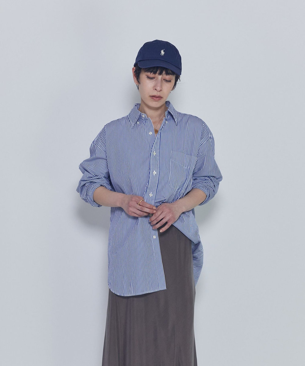 1er Arrondissement ＜POLO RALPH LAUREN（ポロ ラルフ ローレン）＞ビッグフィットボタンダウンシャツ ホワイト