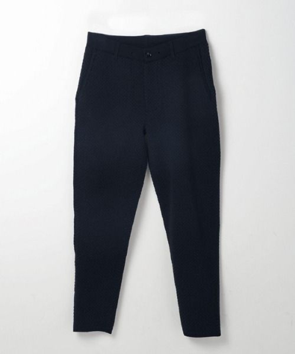 MEN'S BIGI 【ACTIVE TAILOR】モール混ニットパンツ ネイビー