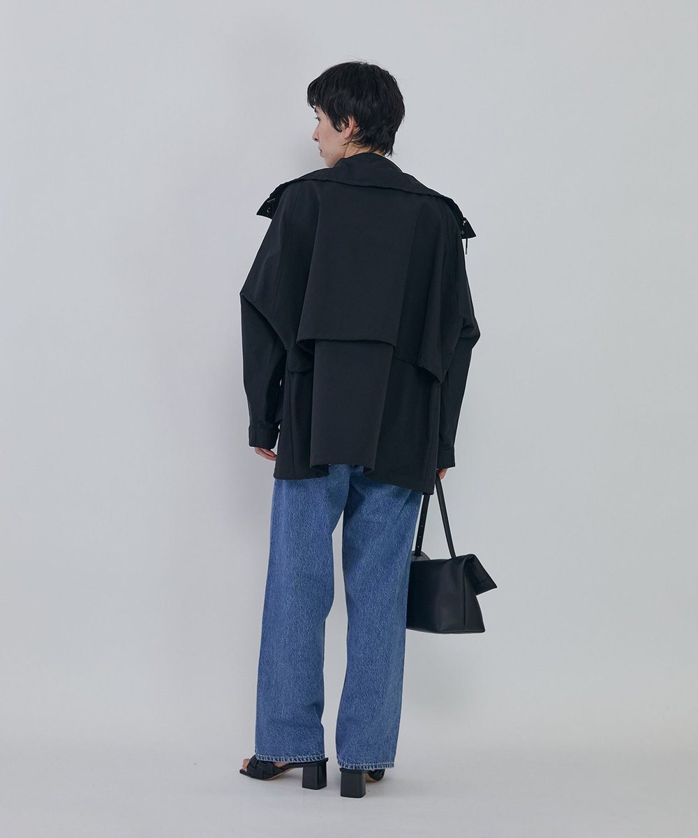 1er Arrondissement ＜VACHEMENT×1er Arrondissement＞別注グログランスタンドブルゾン ブラック