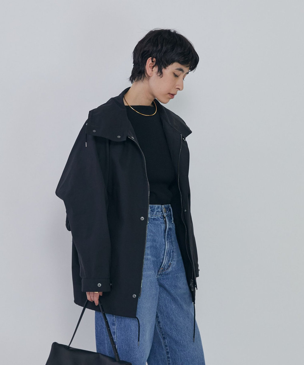 1er Arrondissement ＜VACHEMENT×1er Arrondissement＞別注グログランスタンドブルゾン ブラック