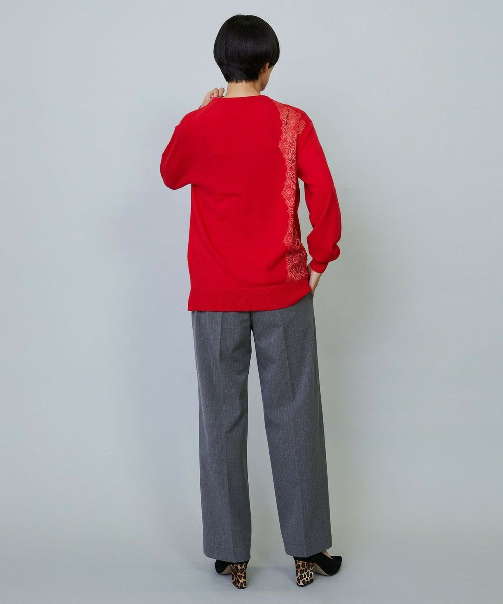 MOGA 2WAY裏起毛ワイドパンツ チャコールグレー