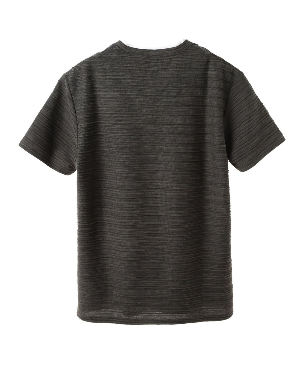 MEN'S BIGI スラブタック天竺素材Tシャツ＜吸水速乾＞ グリーン