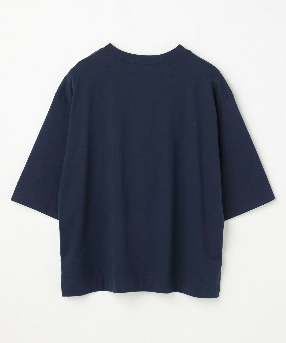 L'EQUIPE フレームロゴTシャツ ネイビー