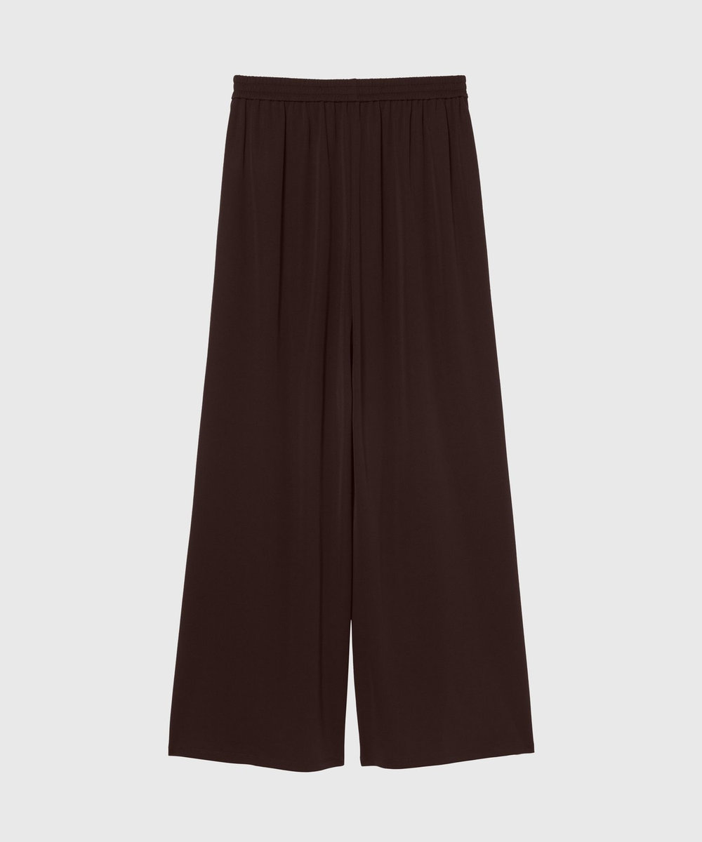 DÉPAREILLÉ TRIACETATE JERSEY WIDE PANTS / トリアセテートジャージーワイドパンツ ボルドー