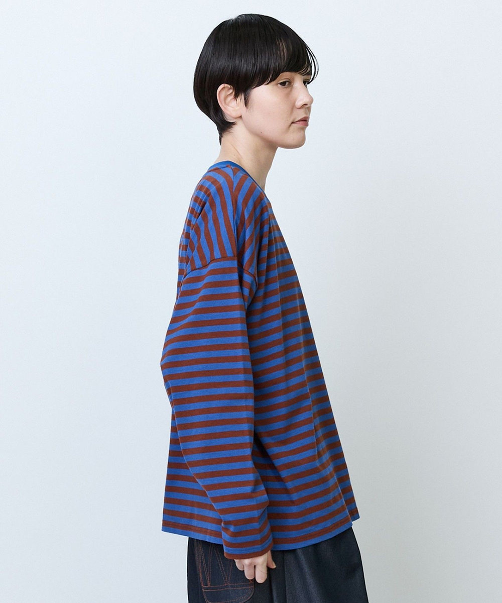 FRAPBOIS パークボーダーL/S Tシャツ2 ブルー
