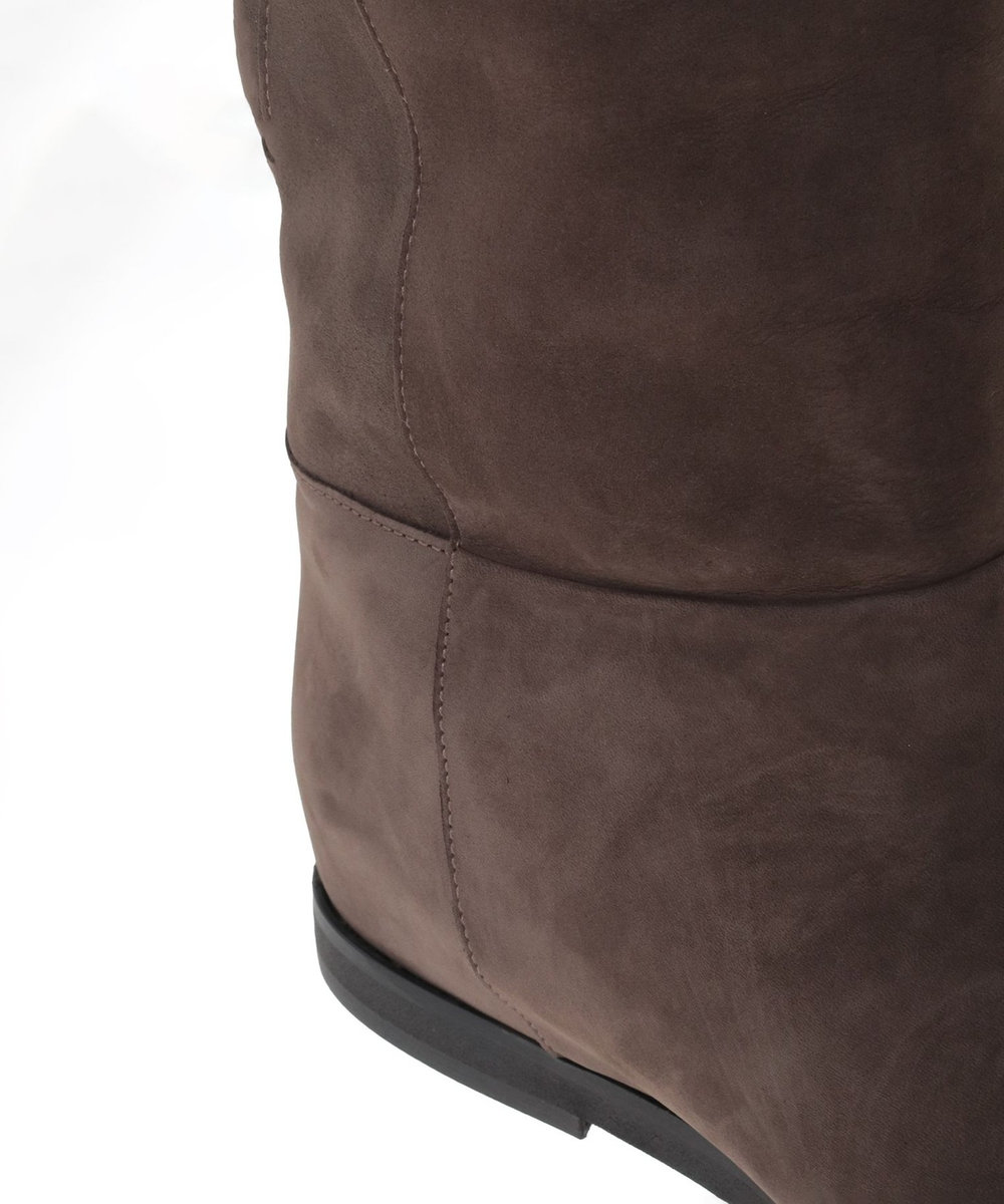 1er Arrondissement ＜CORSO ROMA 9 (コルソローマ ノーヴェ)＞ヌバックレザーロングブーツ ブラウン