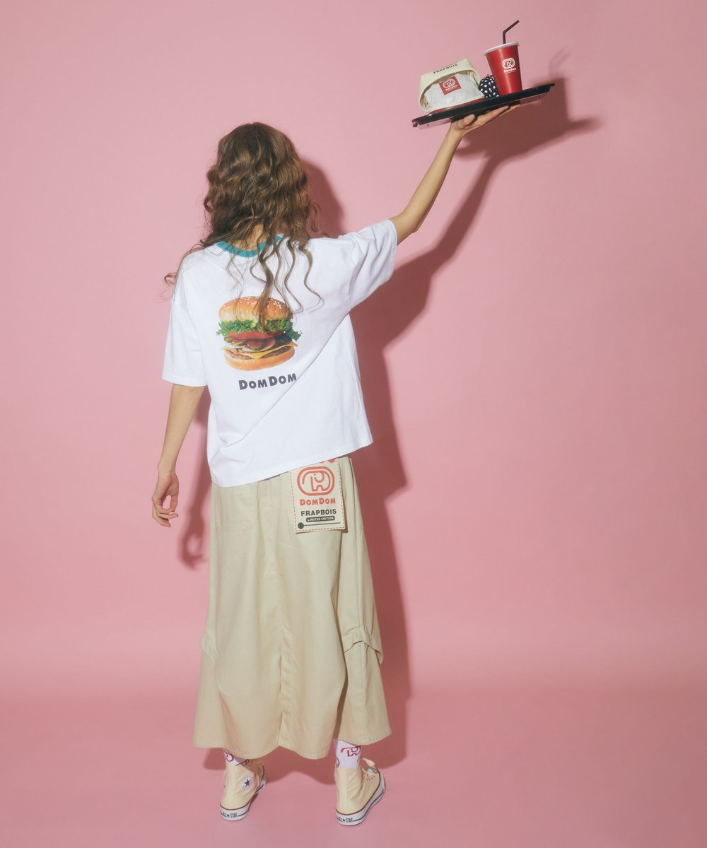 FRAPBOIS ポケバーガーT（DOMDOMコラボ） ホワイト