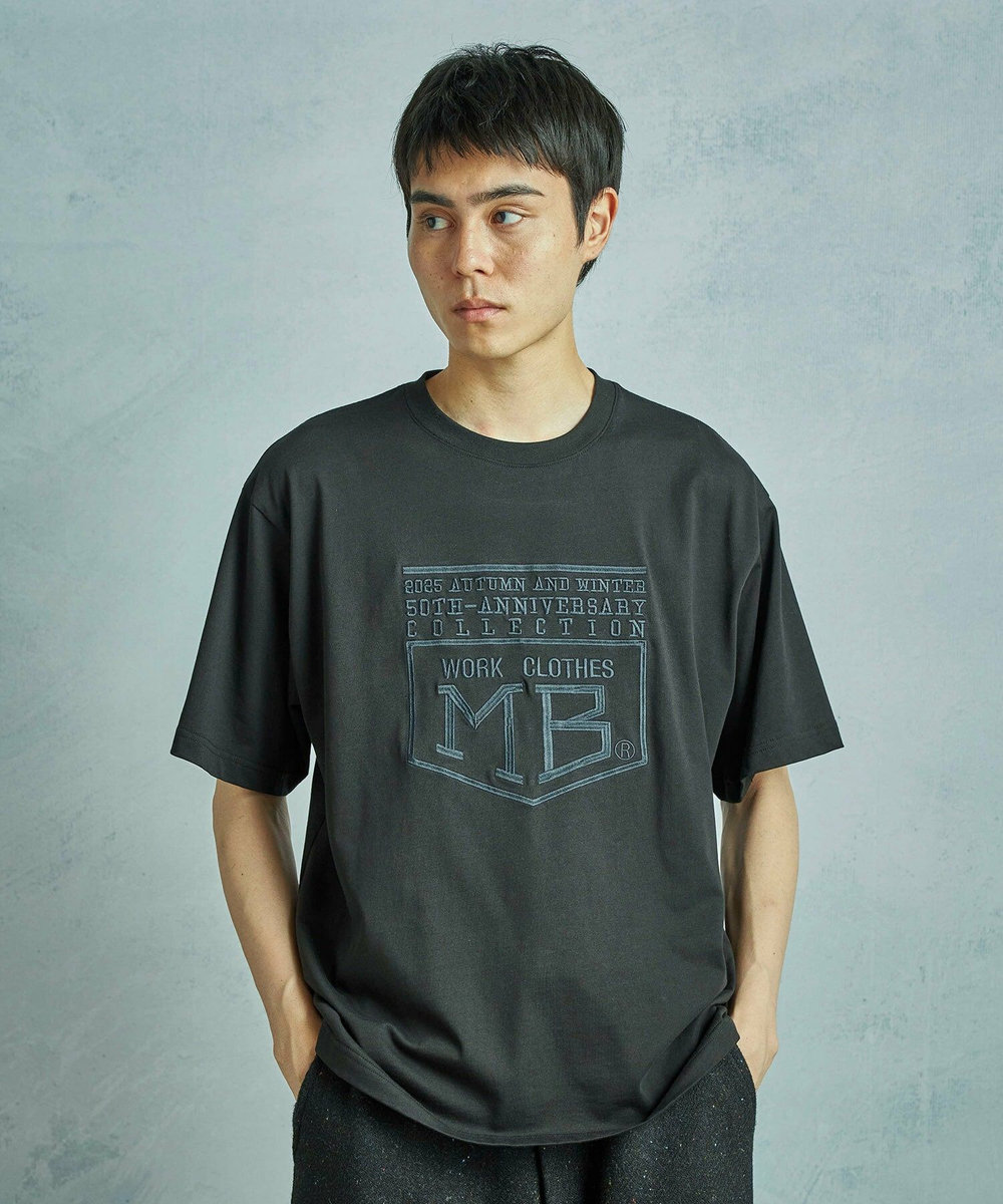 MEN'S BIGI 【50th Anniv . 菊池武夫】LOGO T SHIRTS ブラック