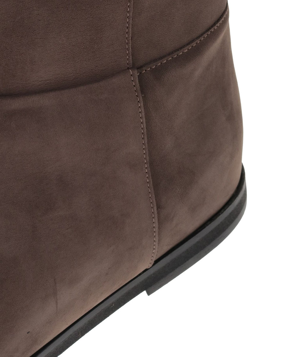 1er Arrondissement ＜CORSO ROMA 9 (コルソローマ ノーヴェ)＞ヌバックレザーロングブーツ ブラウン