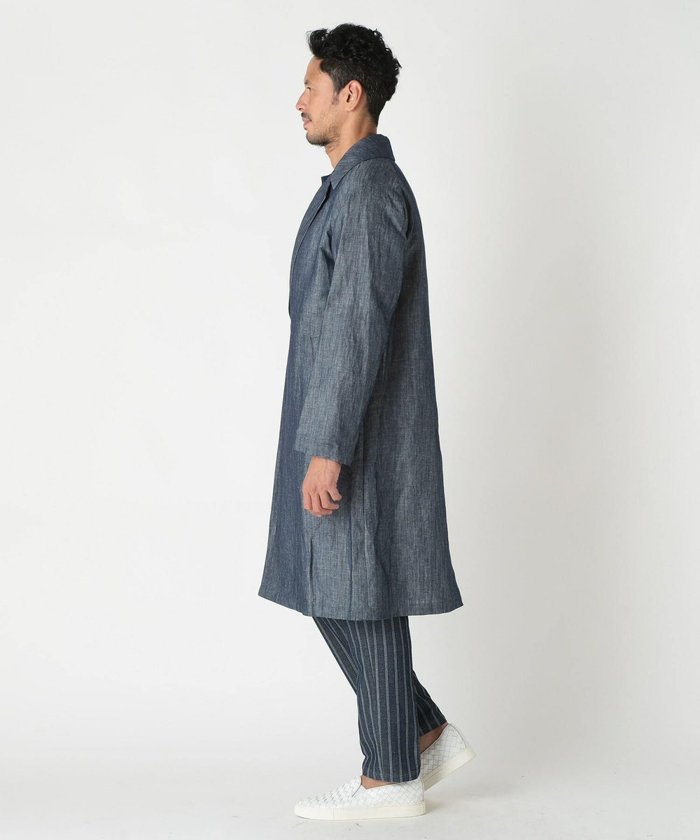 MEN'S BIGI 【Hevo／イーヴォ】コットンリネンシャンブレースプリングコート ネイビー