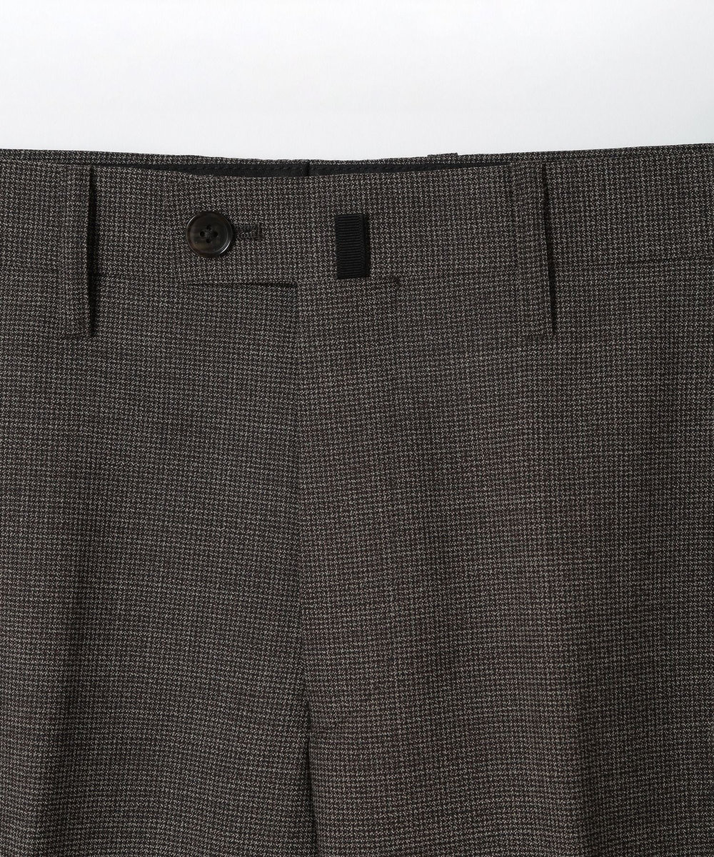 MEN'S BIGI ウールメランジ千鳥格子スーツ＜セットアップ＞ ブラウン