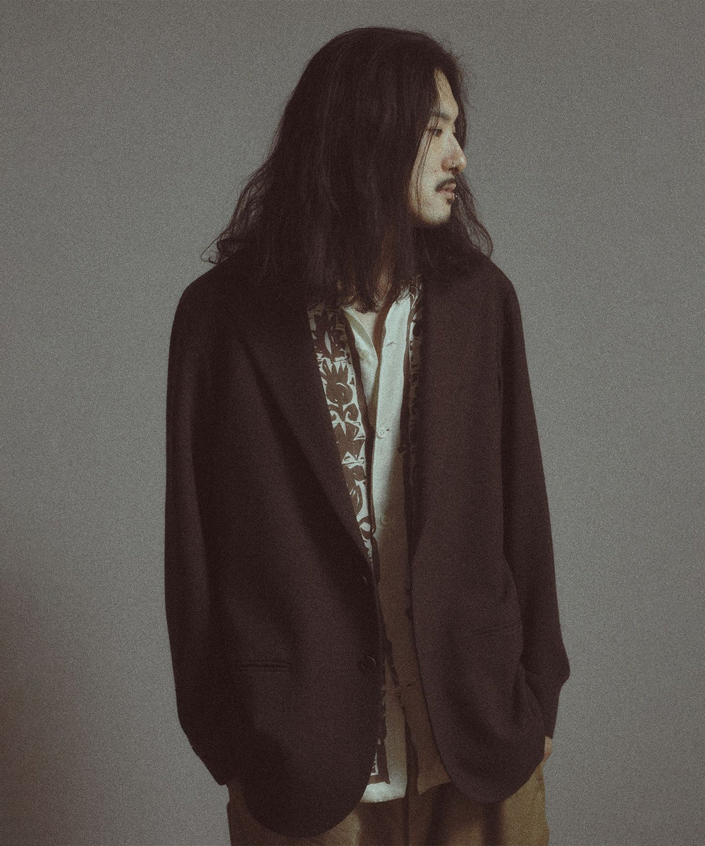 MEN'S BIGI 【BASED ON MEN'S BIGI HERITAGE】メランジ調 リラックス3Bジャケット ブラウン