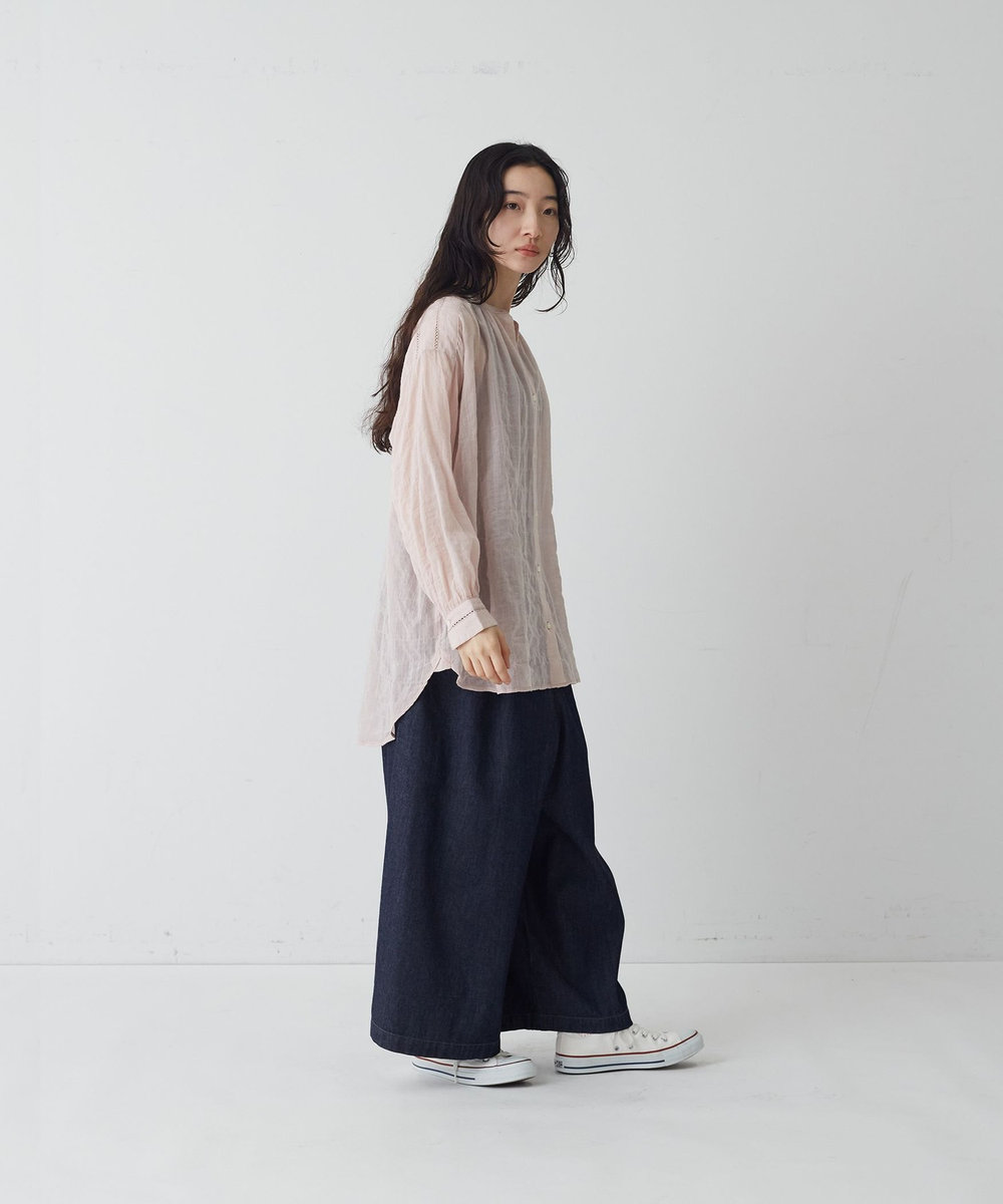 congés payés ADIEU TRISTESSE ガウチョパンツ インディゴブルー