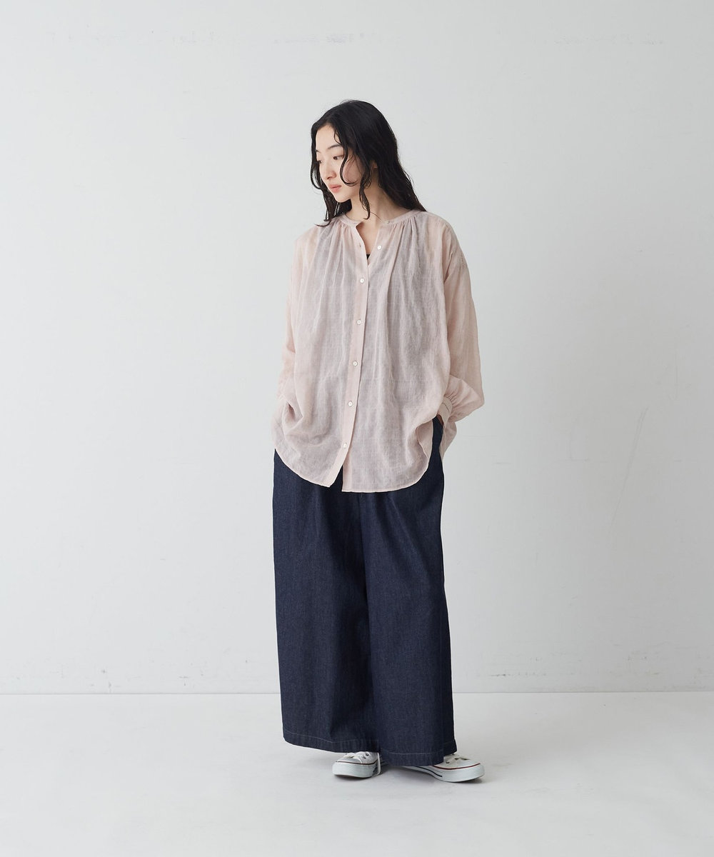 congés payés ADIEU TRISTESSE ガウチョパンツ インディゴブルー