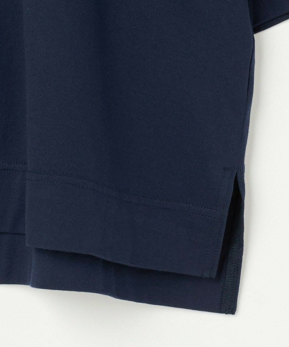 L'EQUIPE フレームロゴTシャツ ネイビー