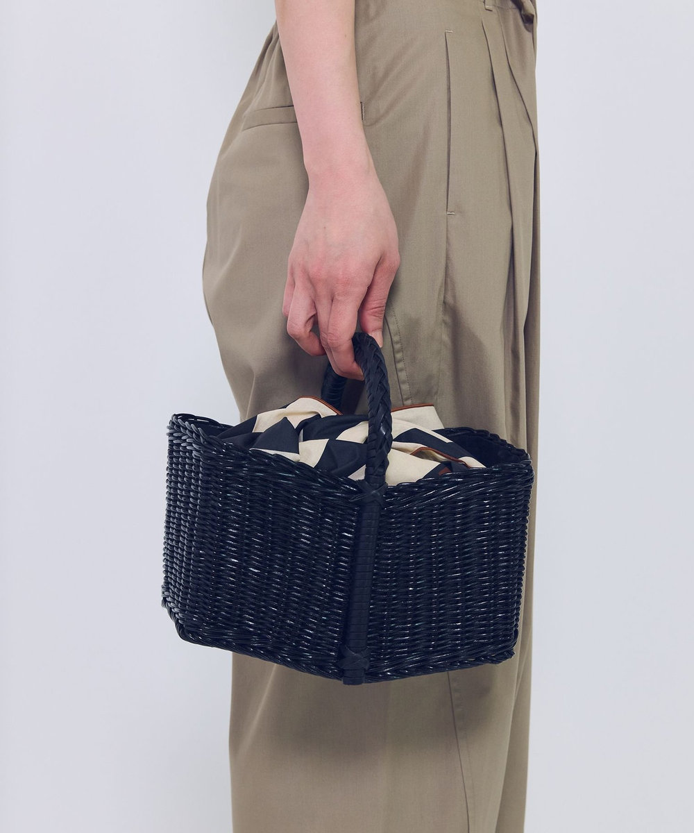 1er Arrondissement ＜A VACATION (ア ヴァケーション)＞"SEESAW RTN S"カゴバッグ ブラック