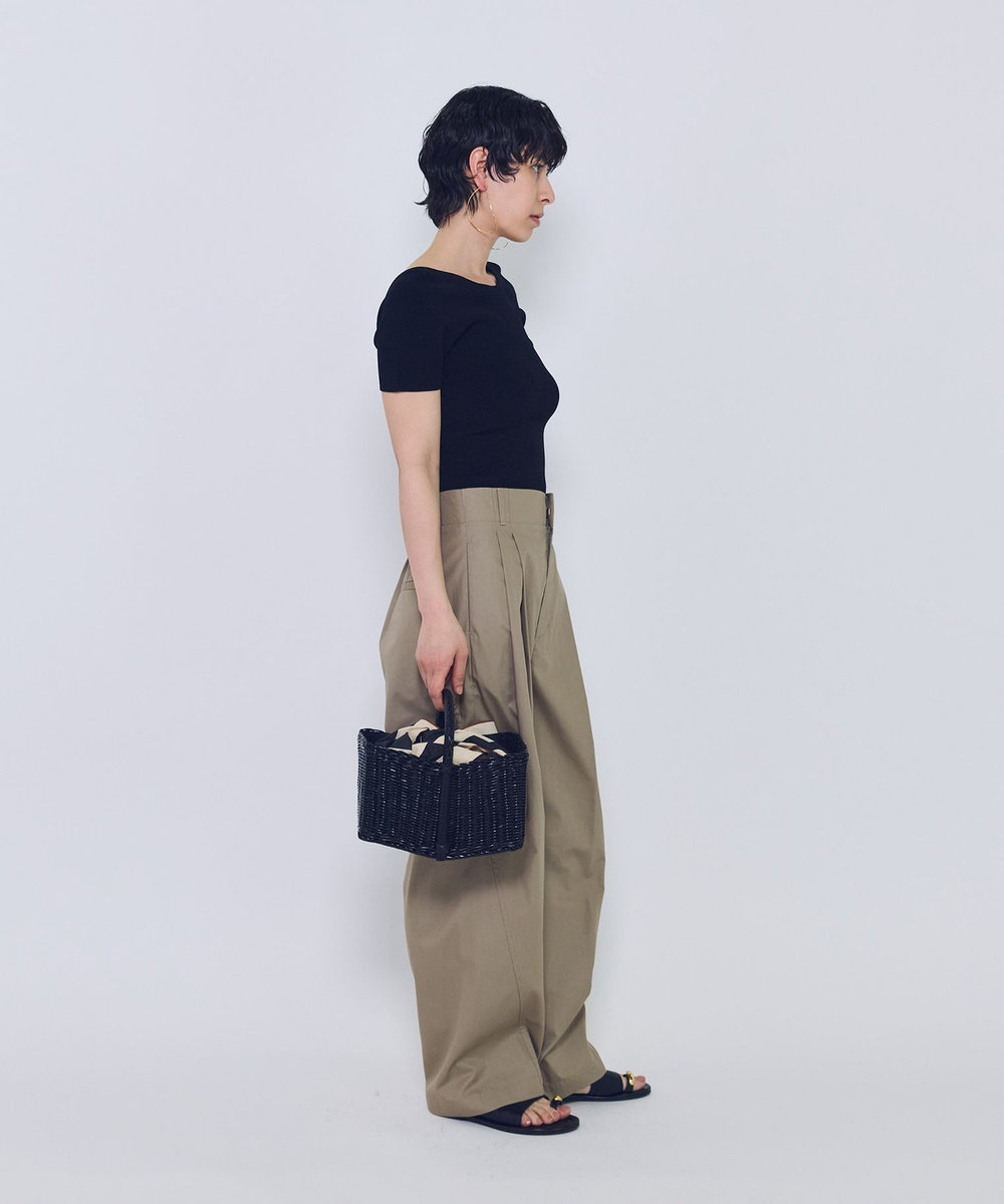 1er Arrondissement ＜A VACATION (ア ヴァケーション)＞"SEESAW RTN S"カゴバッグ ブラック