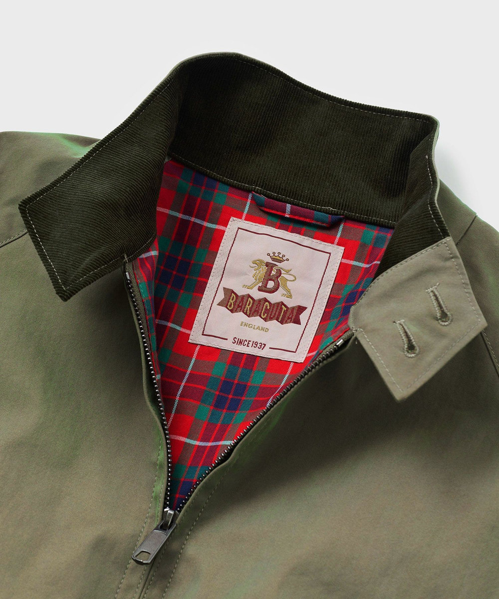 MEN'S BIGI BARACUTA G9 BOX JACKET カーキ