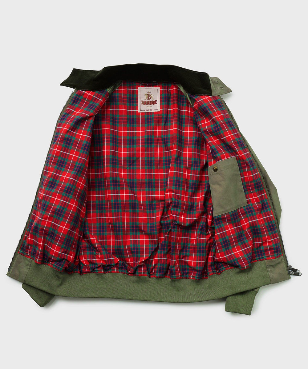 MEN'S BIGI BARACUTA G9 BOX JACKET カーキ