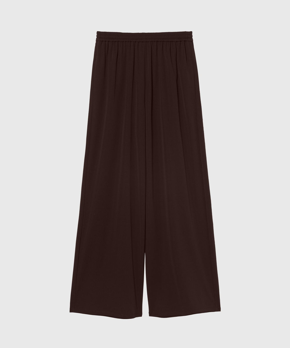 DÉPAREILLÉ TRIACETATE JERSEY WIDE PANTS / トリアセテートジャージーワイドパンツ ボルドー