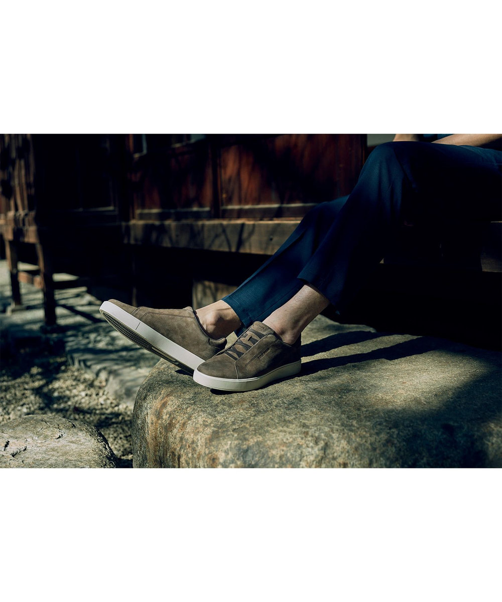 MEN'S BIGI 【COLE HAAN/コールハーン】MEN'S BIGI限定 GRANDPRO Luxe Slip-On Sneakers スニーカー ブラウン