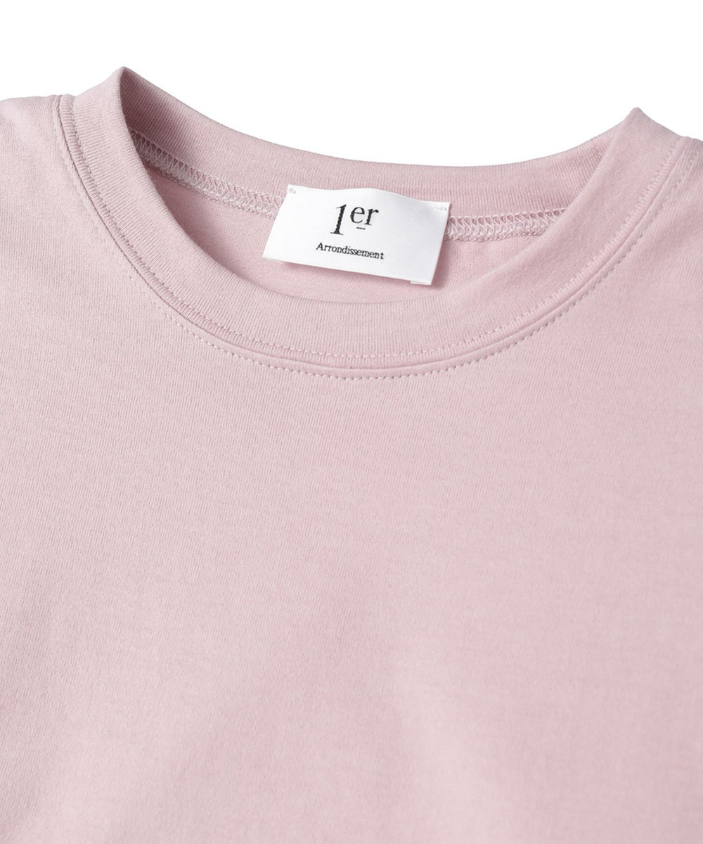 1er Arrondissement ショルダータックノースリーブTシャツ ピンク