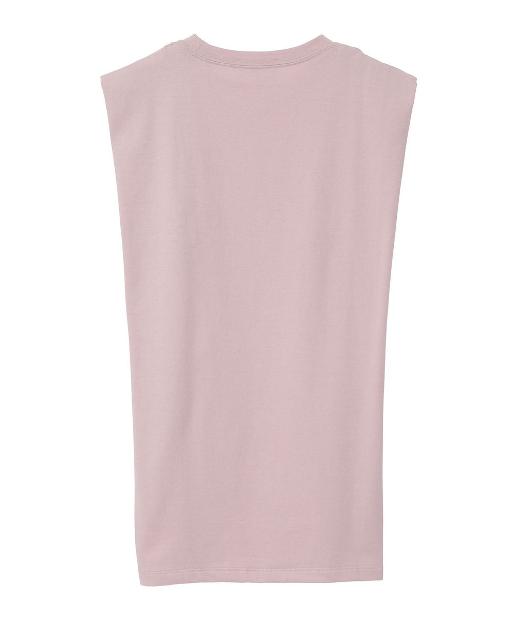 1er Arrondissement ショルダータックノースリーブTシャツ ピンク