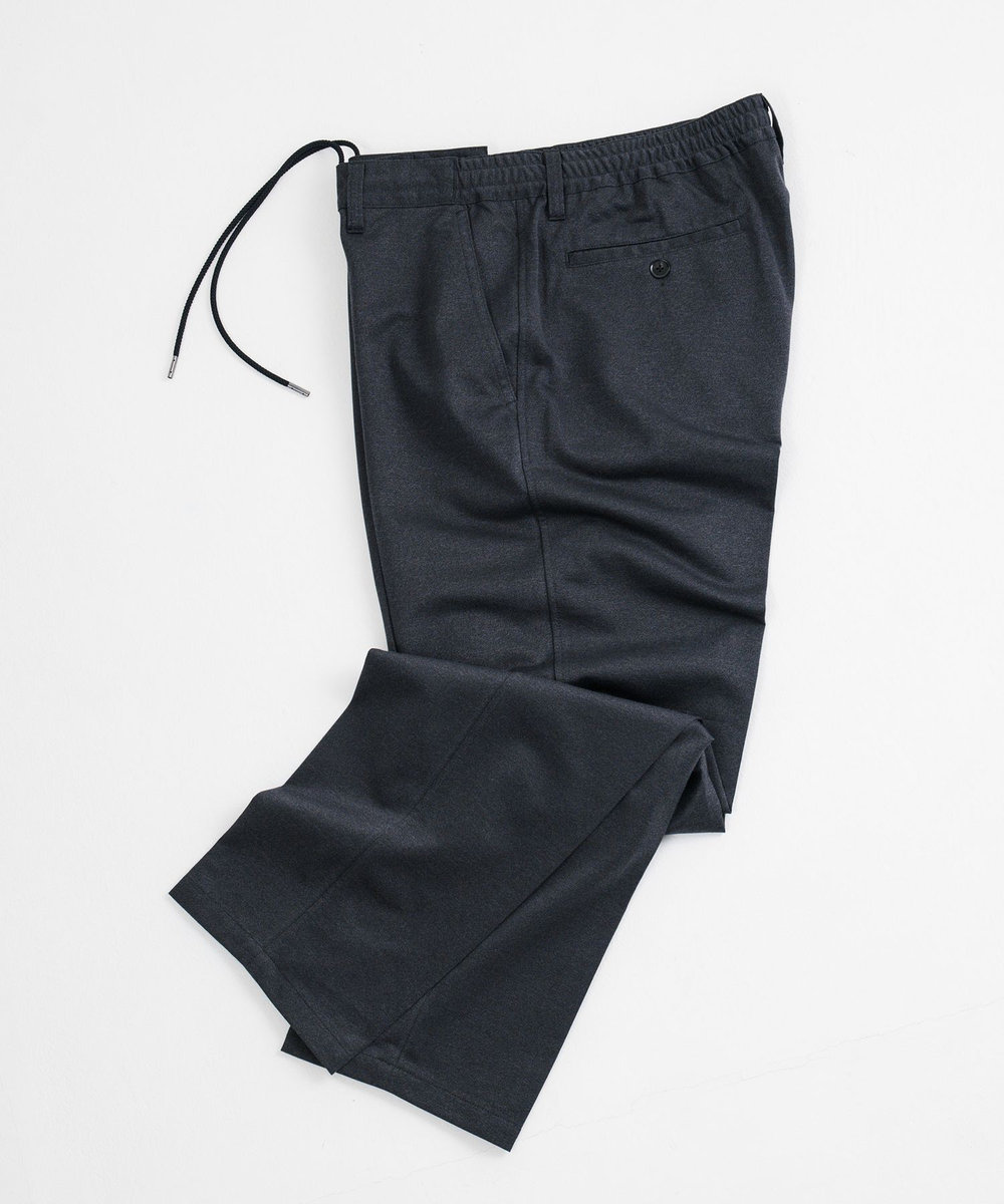 MEN'S BIGI Begin6月号掲載【COVEROSS W/カバロスダブル】別注 リカバリーセットアップパンツ＜血行促進/抗酸化作用/遠赤外線効果/ストレッチ＞ チャコールグレー