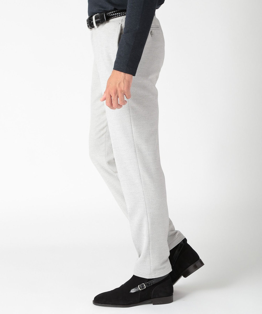 MEN'S BIGI 【ACTIVE TAILOR】ソフトサーモ混ツイードツイルパンツ グレー