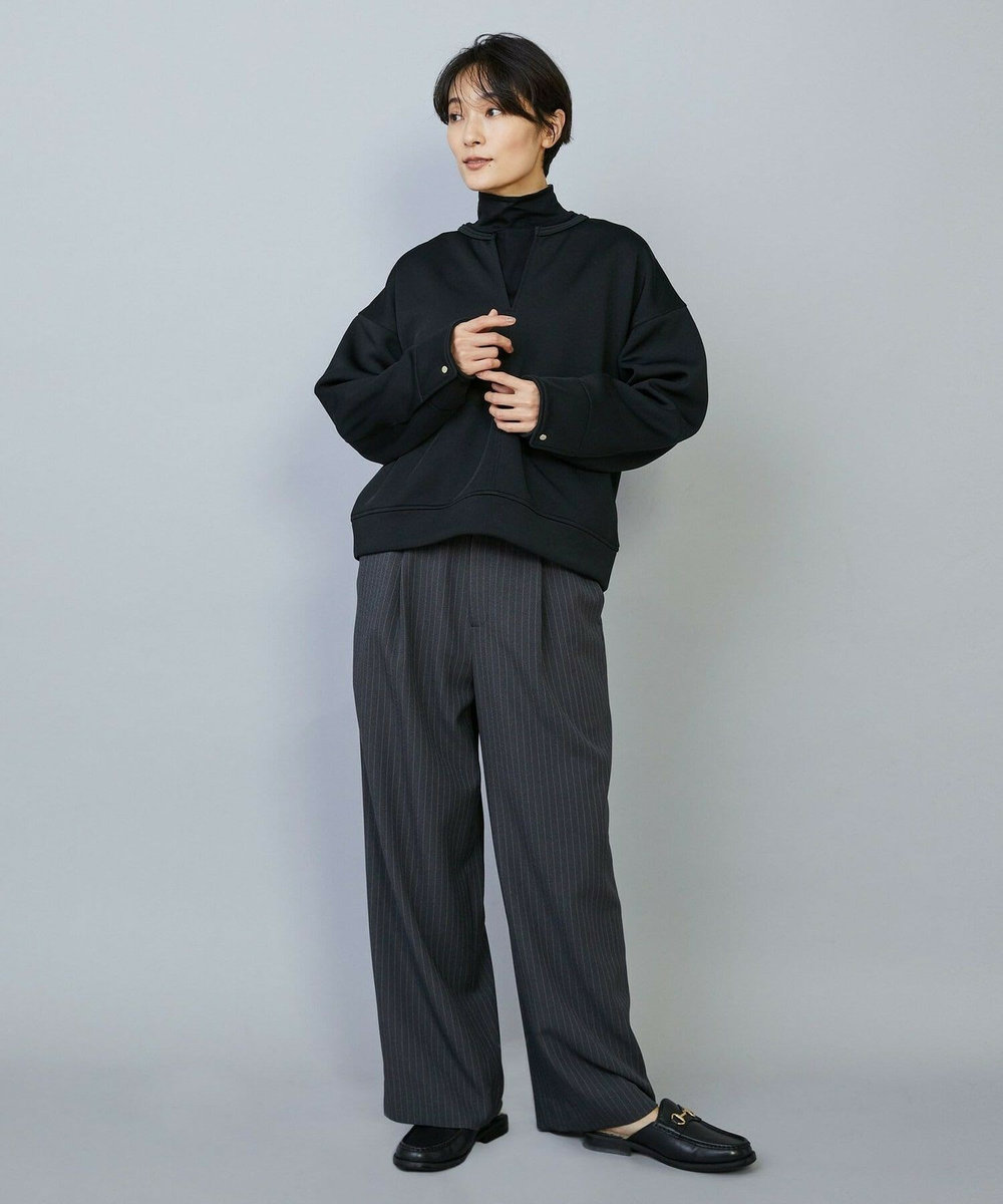feerique feerique スキューバダンボールプルオーバー ブラック