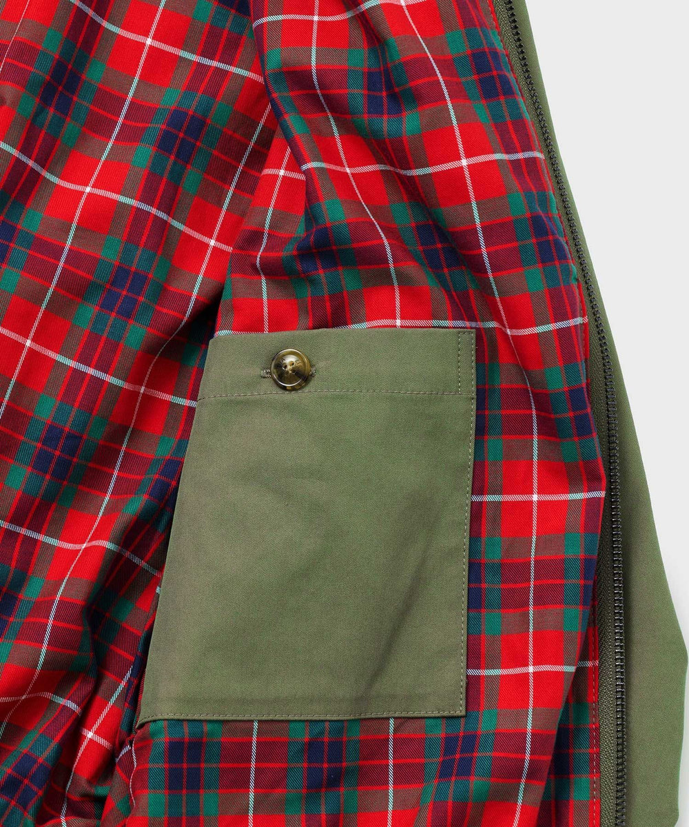 MEN'S BIGI BARACUTA G9 BOX JACKET カーキ