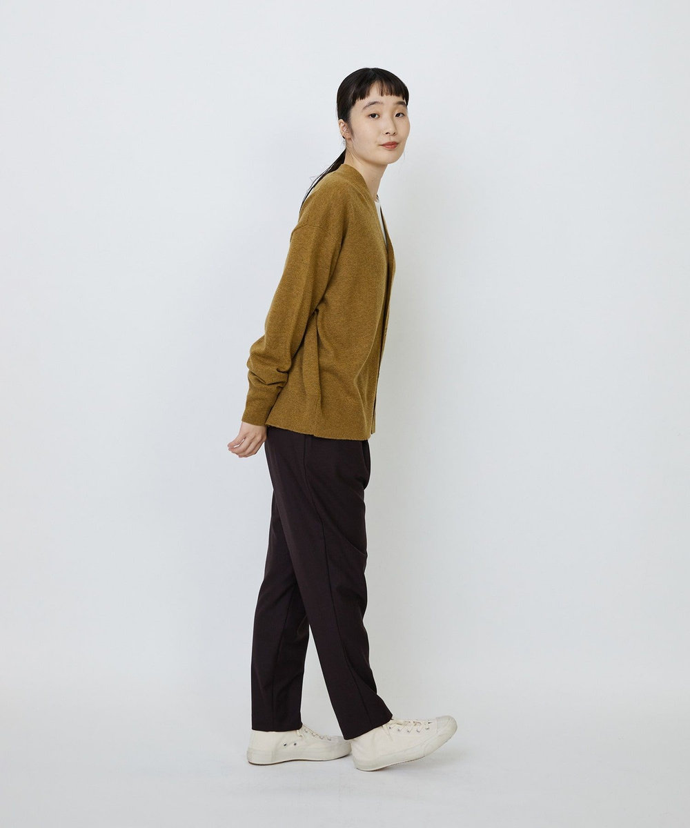 LOISIR 【EC限定・アーティストコラボ】LOISIR×TORANEKOBONBONインターシャニットカーディガン マスタード