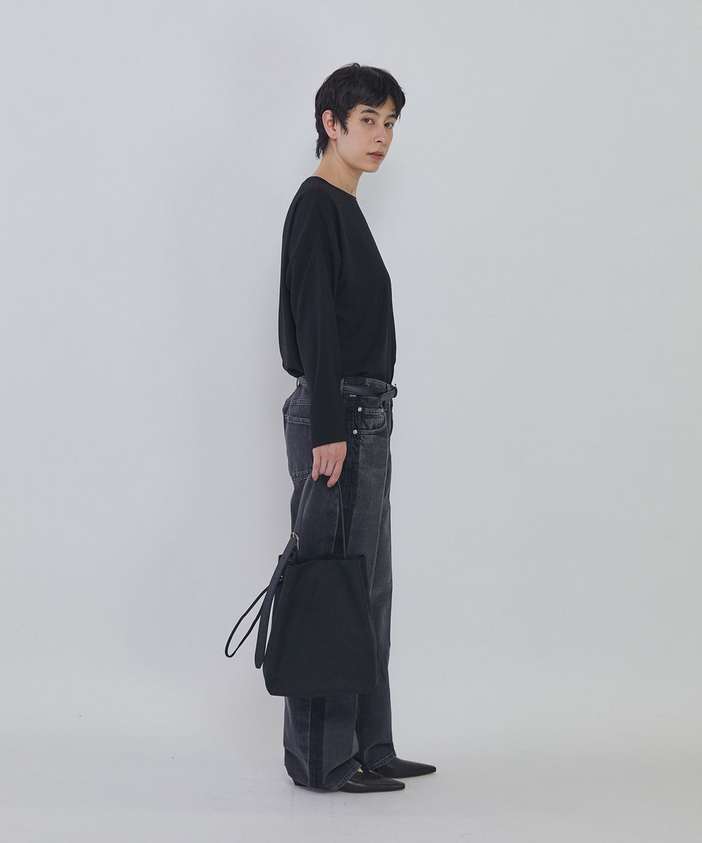 1er Arrondissement ＜MARY AL TERNA (メアリ オル ターナ)＞"WRAPPING"ワンショルダートートバッグ ブラック