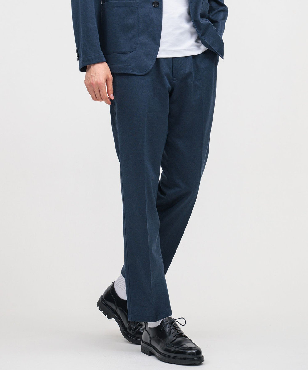 MEN'S BIGI Begin6月号掲載【COVEROSS W/カバロスダブル】別注 リカバリーセットアップパンツ＜血行促進/抗酸化作用/遠赤外線効果/ストレッチ＞ ネイビー