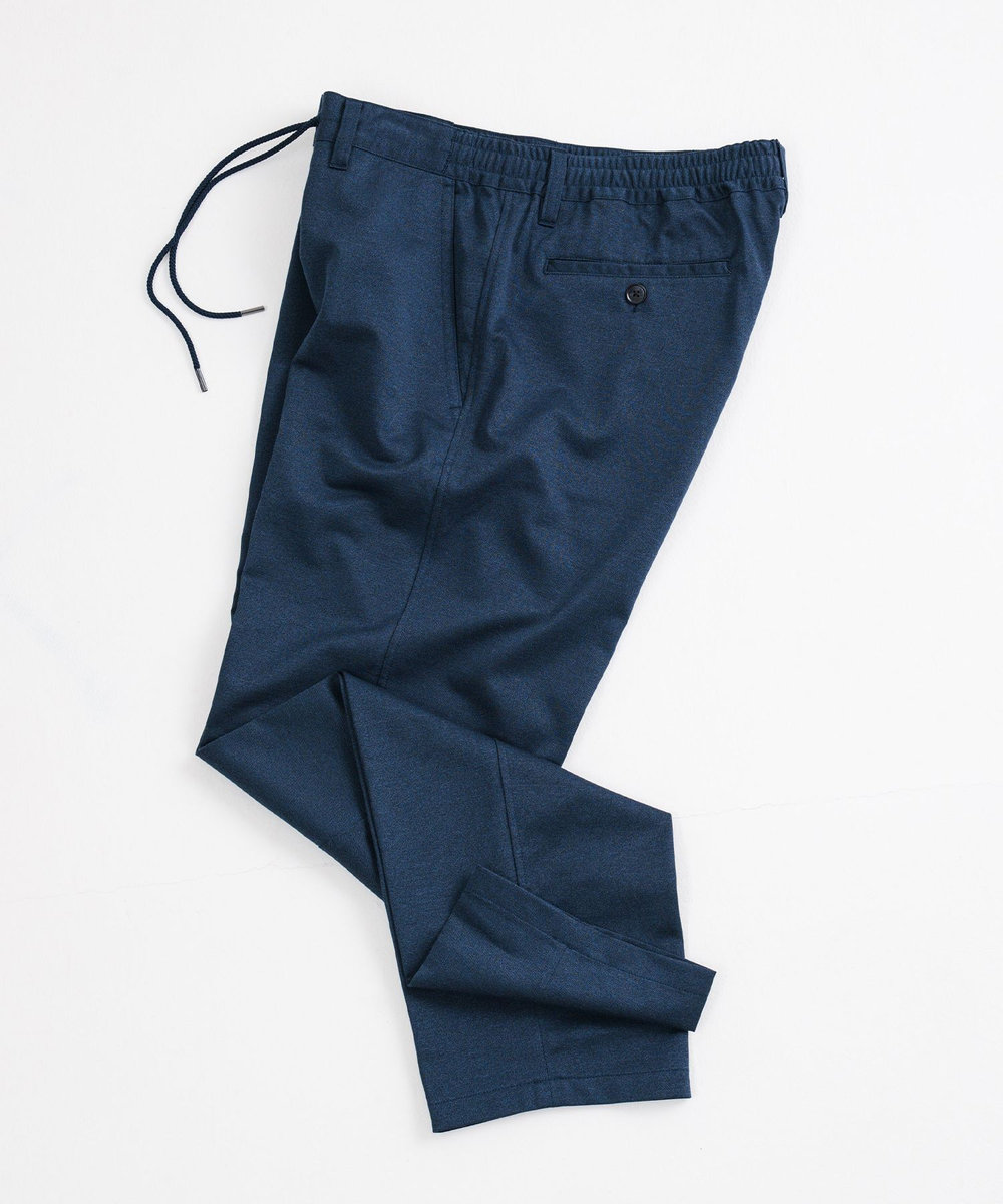 MEN'S BIGI Begin6月号掲載【COVEROSS W/カバロスダブル】別注 リカバリーセットアップパンツ＜血行促進/抗酸化作用/遠赤外線効果/ストレッチ＞ ネイビー
