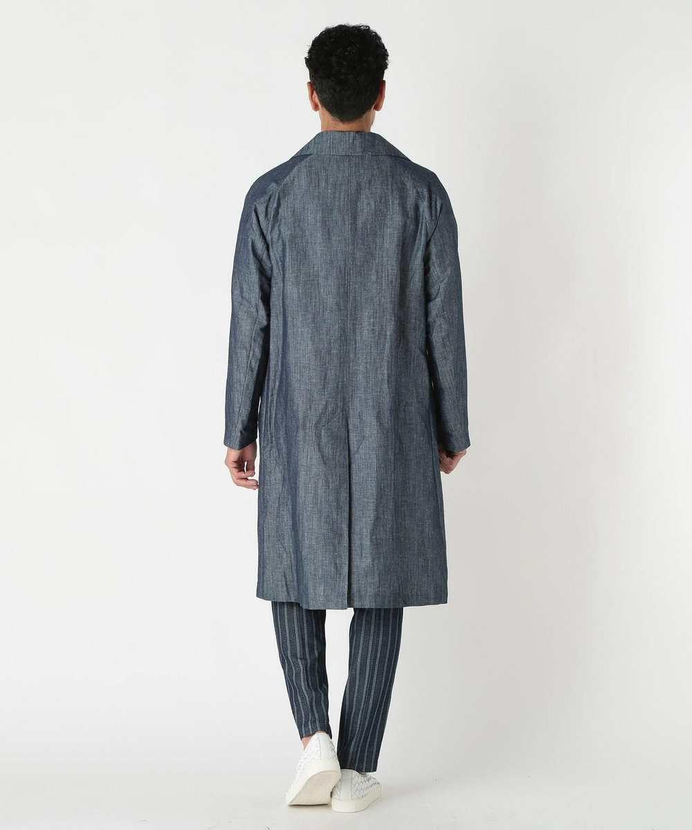 MEN'S BIGI 【Hevo／イーヴォ】コットンリネンシャンブレースプリングコート ネイビー