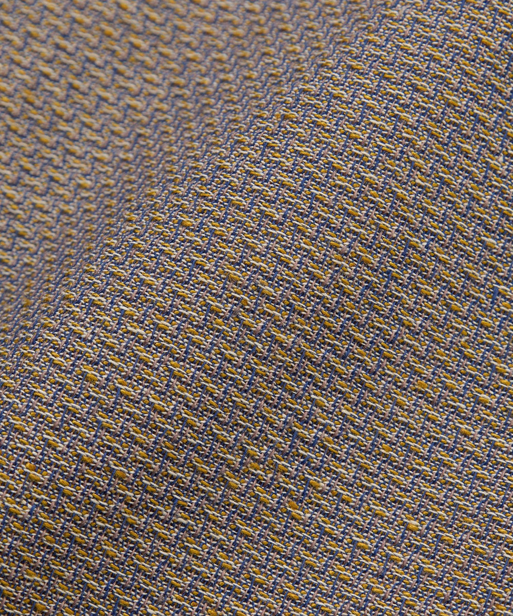 MEN'S BIGI ドビーミックスメランジ CPOシャツ イエロー