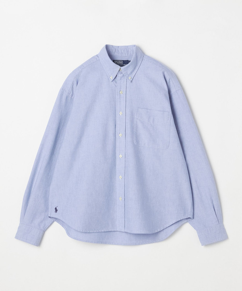 1er Arrondissement ＜POLO RALPH LAUREN/ポロ ラルフ ローレン＞ビッグフィットボタンダウンシャツ ブルー