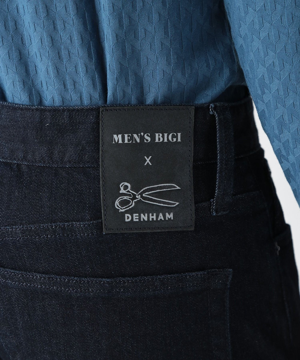 MEN'S BIGI 【DENHAM(デンハム)別注】RAZOR リンス加工デニムパンツ ネイビー