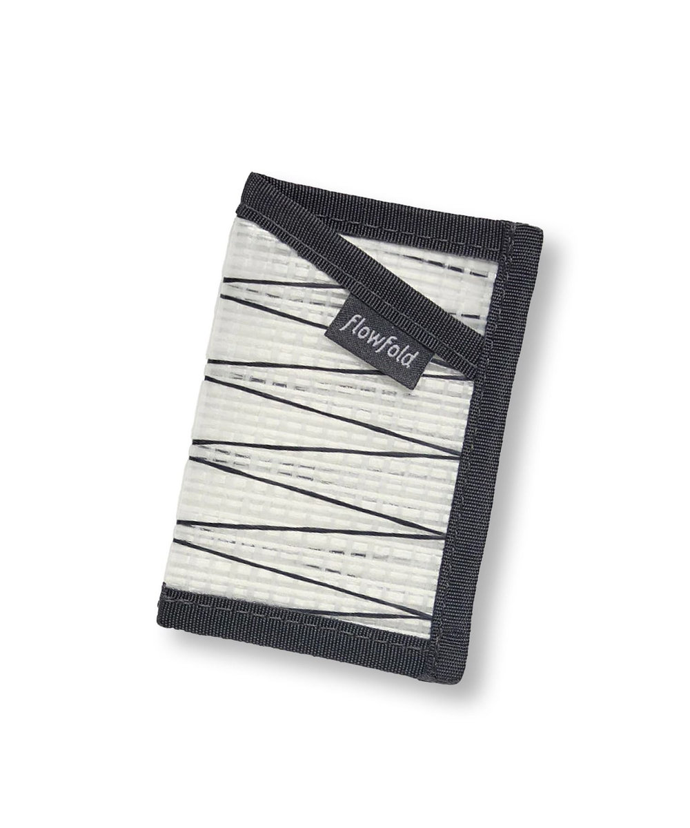 MEN'S BIGI 【FLOWFOLD/フローフォールド】Recycled Sailcloth Minimalist - Card Holder Wallet ホワイト