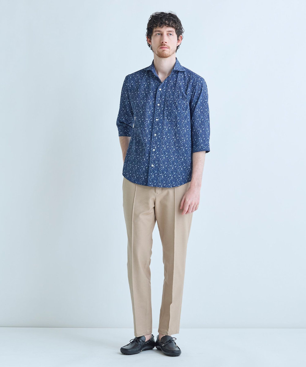 MEN'S BIGI デニムジャージ テーパードパンツ＜ストレッチ＞ ベージュ