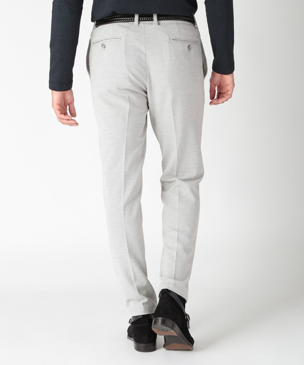 MEN'S BIGI 【ACTIVE TAILOR】ソフトサーモ混ツイードツイルパンツ グレー
