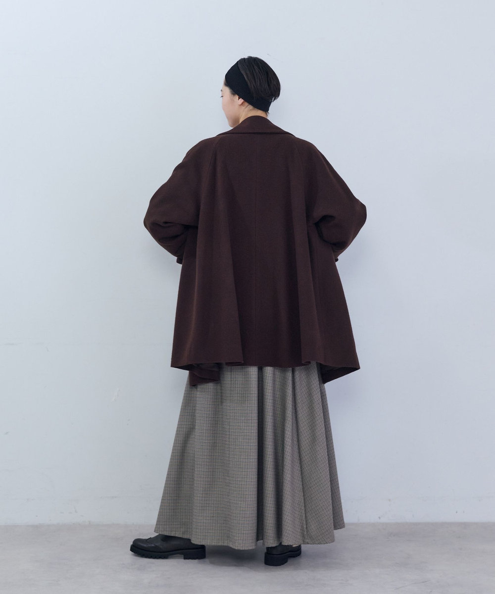 ADIEU TRISTESSE ウールハーフピーコート ブラウン