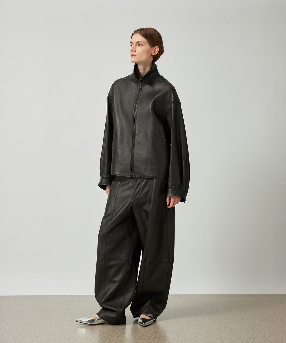 DÉPAREILLÉ LAMB LEATHER PANTS / ラムレザーパンツ ブラック