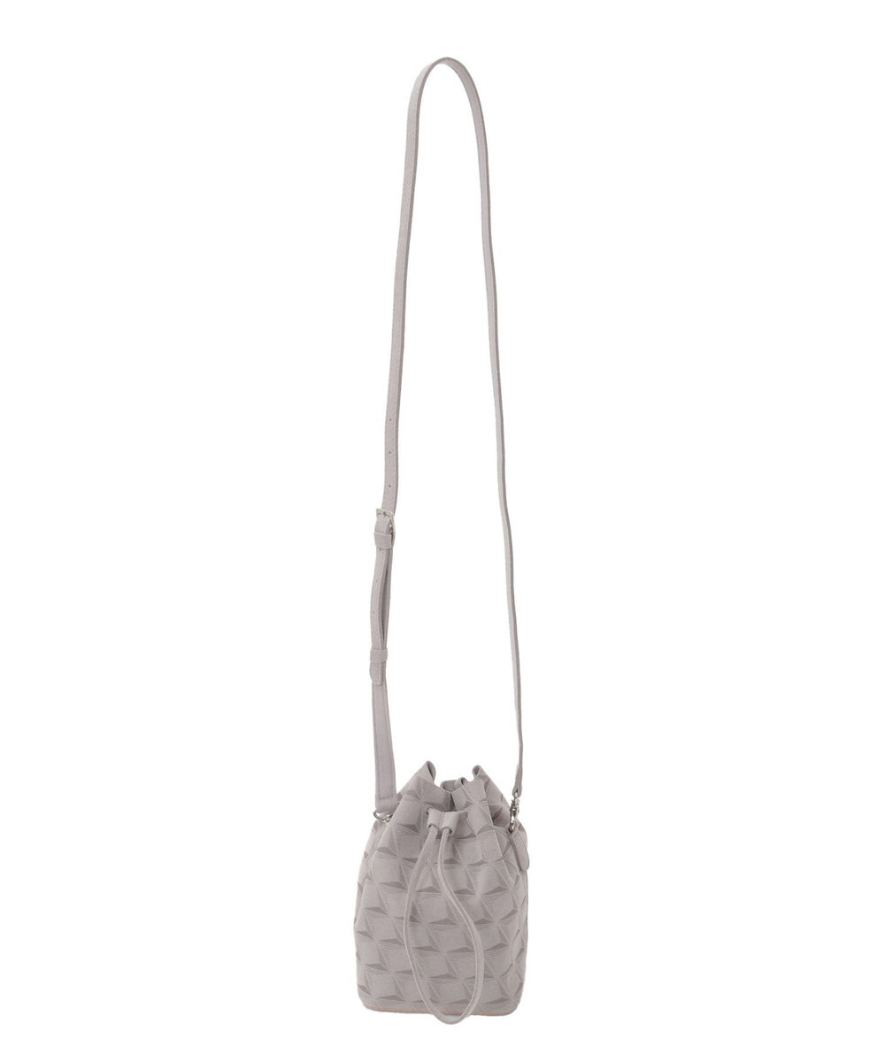 MEN'S BIGI 【Estivant/エスティバン】Kinchaku Bag / ウルトラスエード巾着バッグ グレー