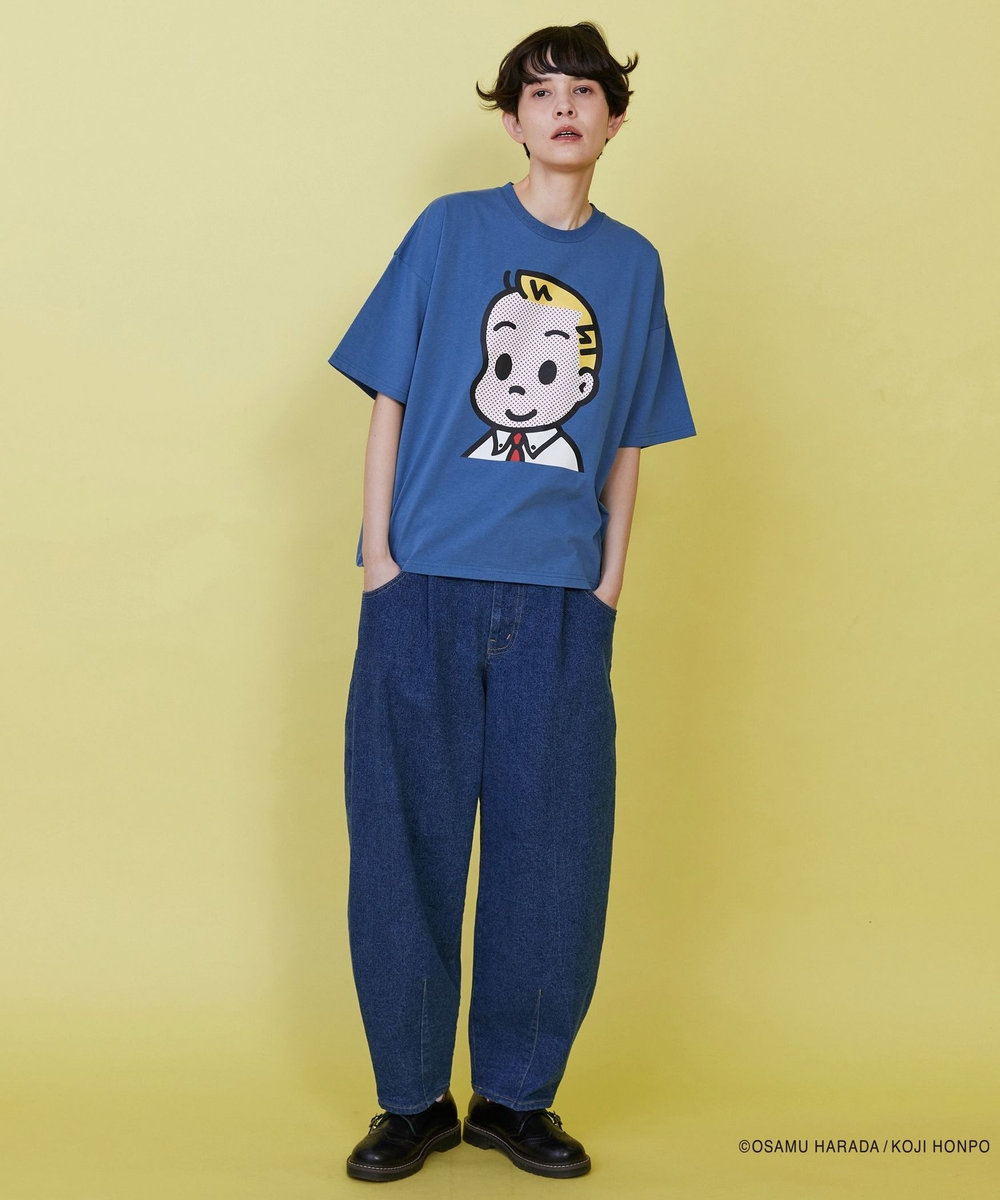 FRAPBOIS OSAMU GOODS フェイスT ネイビー