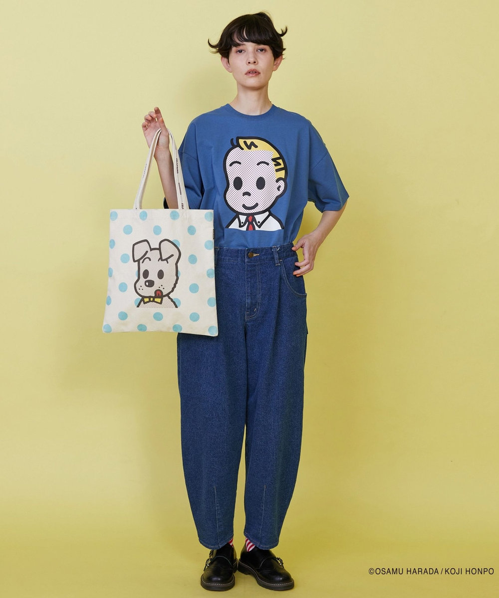 FRAPBOIS OSAMU GOODS フェイスT ネイビー