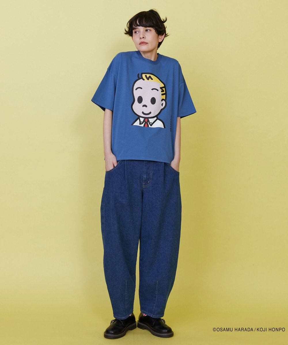 FRAPBOIS OSAMU GOODS フェイスT ネイビー