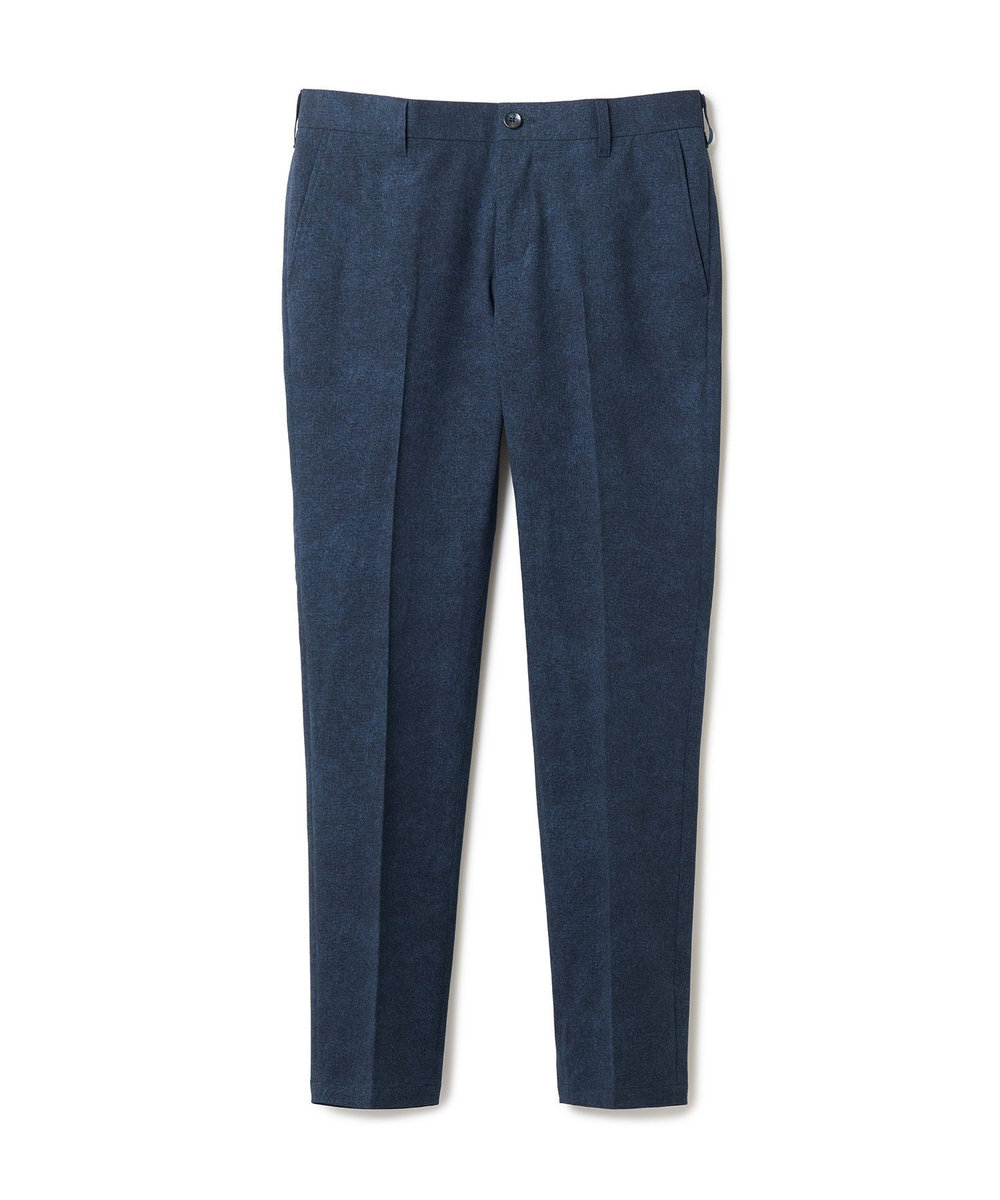 MEN'S BIGI 【ACTIVE TAILOR】Dot Air ヘリンボーン×千鳥格子/デニム柄 セットアップパンツ＜通気性/吸水速乾/ストレッチ＞ ネイビー