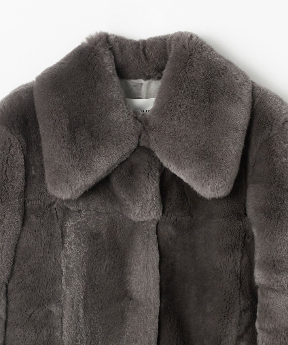 1er Arrondissement ＜CARUS/カルス＞ファーコート グレー